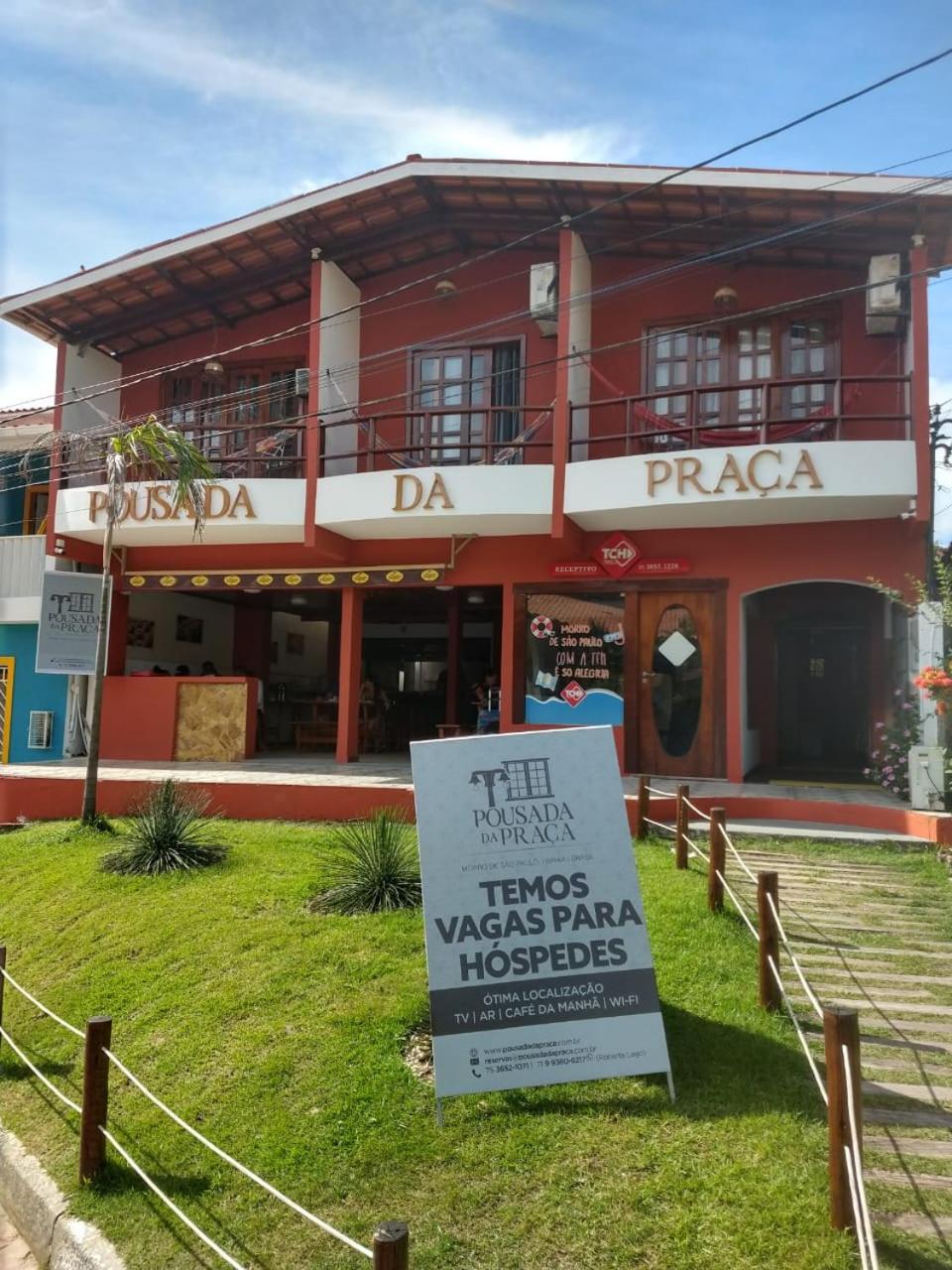 Pousada Da Praca Morro de Sao Paulo Bagian luar foto